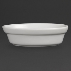 Ahjuplaadid ovaalsed valged 161 x 116 mm - 6 tk komplektis - Olympia - Fourniresto
