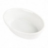 Ahjuplaadid ovaalsed valged 161 x 116 mm - 6 tk komplektis - Olympia - Fourniresto