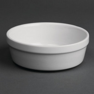Plats À Gratin ümmargused valged Ø 137mm - 6 tk komplektis - Olympia - Fourniresto