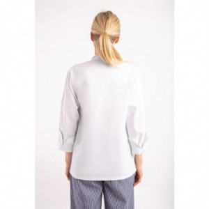 Kokandusvest Chicago pikkade varrukatega valge XXL suurus - Whites Chefs Clothing - Fourniresto