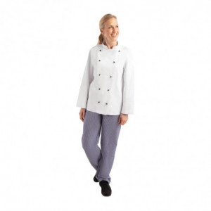 Kokandusvest Chicago pikkade varrukatega valge XXL suurus - Whites Chefs Clothing - Fourniresto
