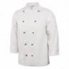 Kokandusvest Chicago pikkade varrukatega valge XXL suurus - Whites Chefs Clothing - Fourniresto