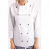 Kokandusvest Chicago pikkade varrukatega valge XXL suurus - Whites Chefs Clothing - Fourniresto