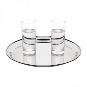Plateau De Service Rond En Inox Ø 405Mm - Olympia - Fourniresto