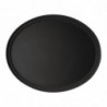 Serveeplaadi ovaalne klaaskiust libisemisvastane Camtread must - Cambro - Fourniresto