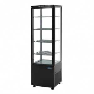 Külmlet koos kumerate ustega - Must 235 L - Polar - Fourniresto