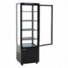 Külmlet koos kumerate ustega - Must 235 L - Polar - Fourniresto