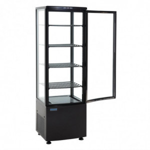 Külmlet koos kumerate ustega - Must 235 L - Polar - Fourniresto