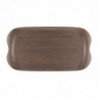 Serveelaua Wave 43x23cm pähklipuust mustriga - Roltex - Fourniresto