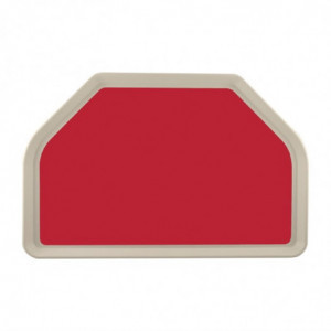 Serveerimisalus polüestrist Trapets GN 500x325mm Punane - Roltex - Fourniresto