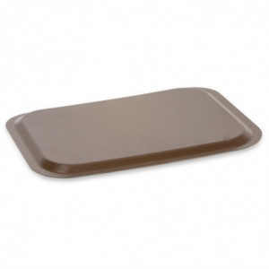 Serveerimisalus melamiinist 265x325mm Wengé - Roltex - Fourniresto