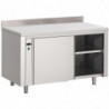 Roostevabast terasest soojenduskapp koos tagaseinaga - L 2000 x S 700mm - Gastro M