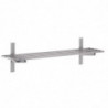 Seinariiul avatud disainiga roostevabast terasest - L1400 x S 400 mm - Gastro M - Fourniresto