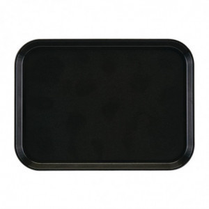 Nelikantne libisemisvastane klaaskiust EpicTread must 350mm - Cambro - Fourniresto