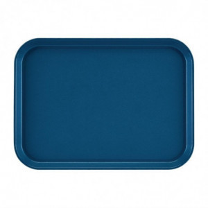 Nelikantne libisemisvastane klaaskiust EpicTread sinine 350 mm - Cambro - Fourniresto