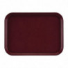 Nelikantne libisemisvastane klaaskiust EpicTread Bordeaux 350mm - Cambro - Fourniresto