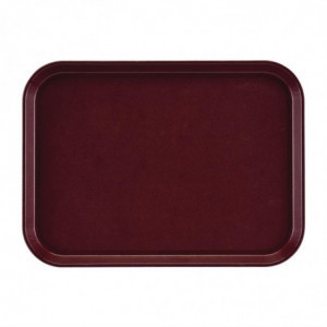 Nelikantne libisemisvastane klaaskiust EpicTread Bordeaux 350mm - Cambro - Fourniresto