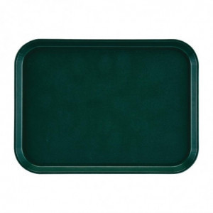 Nelikantne libisemisvastane klaaskiust EpicTread roheline alusplaat 415mm - Cambro - Fourniresto