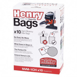 Tolmuimeja kotid Henry - 10 tk komplektis - FourniResto - Fourniresto
