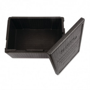 Mahuti Epp GN 1/1 ülaosaga avamisega koos GN 1/1 anuma ja kaanega - 46L - Cambro