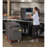 Eeslaadimisega Epp 600 x 400 mm esiküljega konteiner ilma liuguriteta - 155L - Cambro