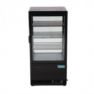 Külm vitriin musta positiivse temperatuuriga C-seeria - 68 L - Polar - Fourniresto