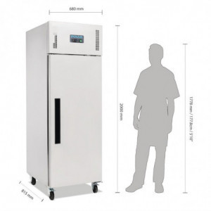 Positiivne GN 1 uksega külmkapp G-seeria - 600 L - Polar
