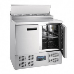 Jahutatud ettevalmistuslett pitsade ja salatite jaoks, seeria G - 254L - Polar - Fourniresto