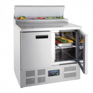 Jahutatud ettevalmistuslett pitsade ja salatite jaoks, seeria G - 254L - Polar - Fourniresto