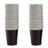 Ühekordsed kuumade jookide mustad tassid - 225 ml - 50 tk komplekt - Fiesta