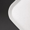 Iseteenindusega klaaskiust helehall plateau 355 x 460 mm - Olympia KRISTALLON - Fourniresto