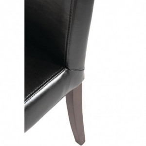 Mustad kunstnahast toolid - Bolero - Fourniresto