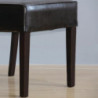 Mugavad pruunid kunstnahast toolid - Bolero - Fourniresto