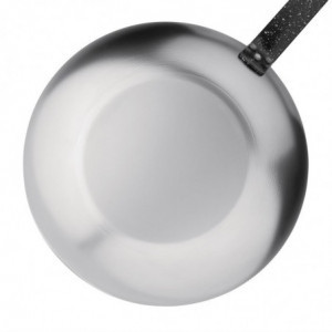 Wok süsinikterasest 28 cm - Vogue - Fourniresto