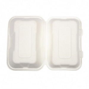 Toitude karbid suhkruroost koos hingedega kaanega - L 228mm - 200 tk komplektis - Vegware