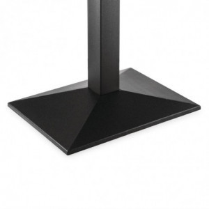 Ristkülikukujuline valualumiiniumist jalg - L 550 x S 400 mm - Bolero