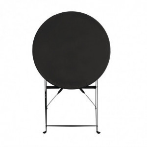 Terrassilaud terasest - must - Bolero - Fourniresto