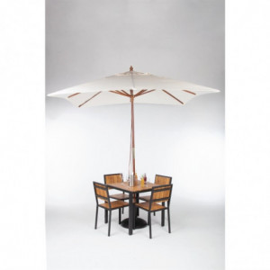 Ruudukujuline päikesevari - L 2500 x S 2500mm - Bolero