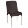 Bistro kohvikutoolid mustad - 4 tk komplektis - Bolero