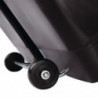 Prügikast pedaaliga Slim Jim must - 90L - Rubbermaid