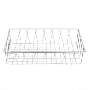 Esitluskarv 450 x 300 x 100mm roostevabast terasest - Olympia - Fourniresto