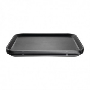 Libisemisvastane ristkülikukujuline alus 405 x 305mm - Olympia KRISTALLON - Fourniresto