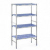Modulaarne riiul 4 tasandiga - L 890 x S 500 mm - Tournus
