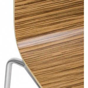 Tool seljatoega ruuduline zebrano - 4 tk komplektis - Bolero - Fourniresto