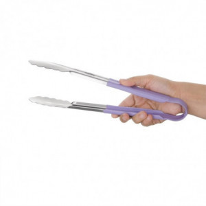 Teeninduspintsetid 300mm lilla - Vogue - Fourniresto