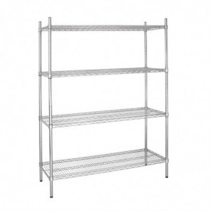 Modulaarne riiul 4 tasandiga - L 1525 x S 457 mm - Vogue