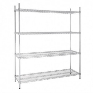 Modulaarne riiul 4 tasandiga - L 1525 x S 457 mm - Vogue