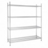 Modulaarne riiul 4 tasandiga - L 1525 x S 457 mm - Vogue