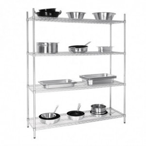Modulaarne riiul 4 tasandiga - L 1525 x S 457 mm - Vogue