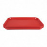 Iseteenindusega punane alusplaat 450 x 350 mm - Olympia KRISTALLON - Fourniresto